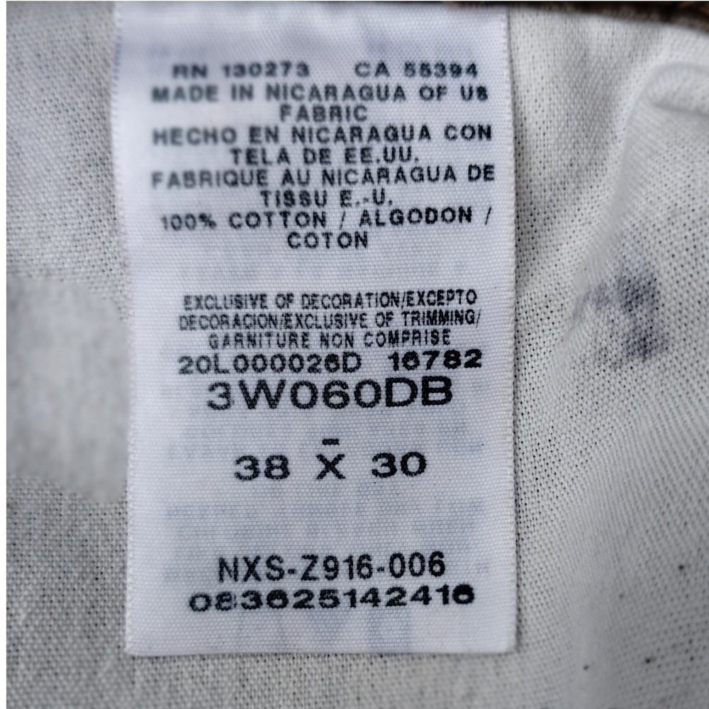 Wrangler Riggs Workwear Ripstop Pants Men's 38x30 Brown Cargo Carpenter Utility‎ - Picture 8 of 11